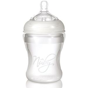 NUBY Biberon souple 210ml tétine débit lent