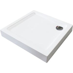 AQUA+ Receveur acrylique Lary L80xP80xH13,7 cm blanc