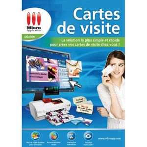 carte de visite 2000 micro application