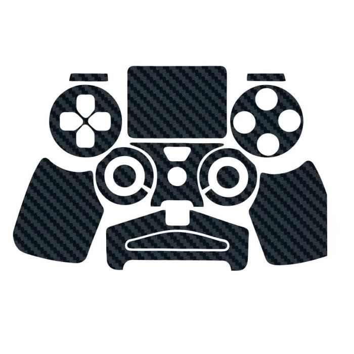 Sticker aspect carbone Noir pour PS4 Achat / Vente sticker