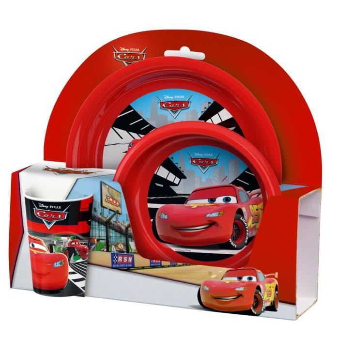Assiette creuse Cars 19 cm en mélamine 5061042 Trudeau Disney The