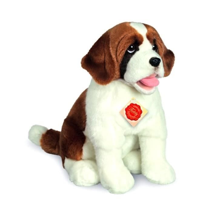Peluche Chien Saint Bernard 33 cm Achat / Vente peluche Cdiscount