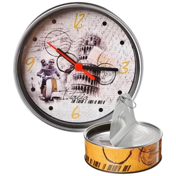 Horloge Rome Boite de Conserve Surprise Deco Re? Achat / Vente