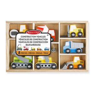 MELISSA & DOUG Véhicules De Chantier De Construction En Bois