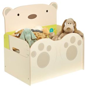 BEARHUG Grand Coffre ? Jouets en bois enfant Ourson Beige et caramel HelloHome - Worlds Apart
