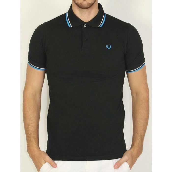 FRED PERRY Polos homme Polo manches courtes black Polo fred perry