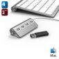  Mobility Lab hub cylindre pour Mac - Aluminium