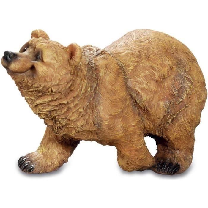 Figurine statuette Ours marchant 20 cm Achat / Vente statue