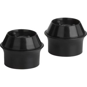 TRUDEAU Ensemble 2 bouchons ? vin 5060183 noir