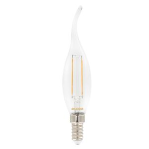 SYLVANIA Ampoule LED Toledo Retro Candle Bent E14 2W équivalence 30W