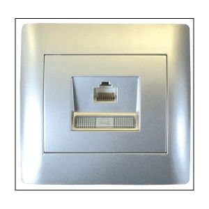 VOLTMAN Prise RJ45 Aluminium Tango