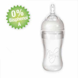 NUBY Biberon souple 300ml tétine débit moyen