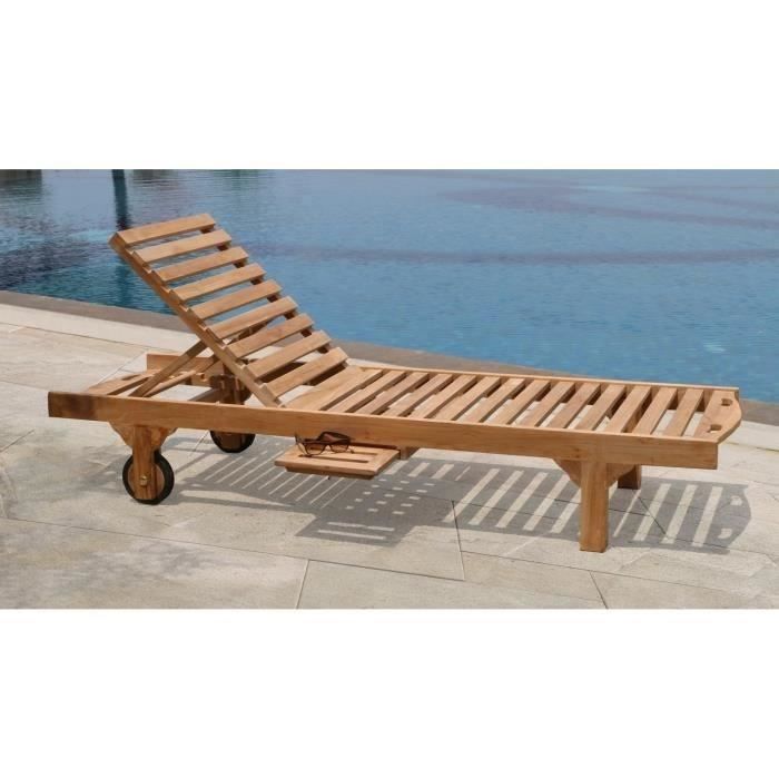 bain de soleil en bois teck brut beige achat vente bain de soleil en bois teck brut beige achat vente
