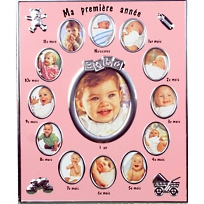 1 CADRE A PHOTO BEBE MA PREMIERE ANNEE 24 X 30 CM - Achat / Vente objet décoratif - Cdiscount