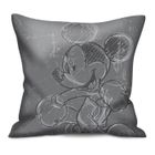 COUSSIN - HOUSSE DE COUSSIN  MICKEY Coussin Carré 40cm Gris