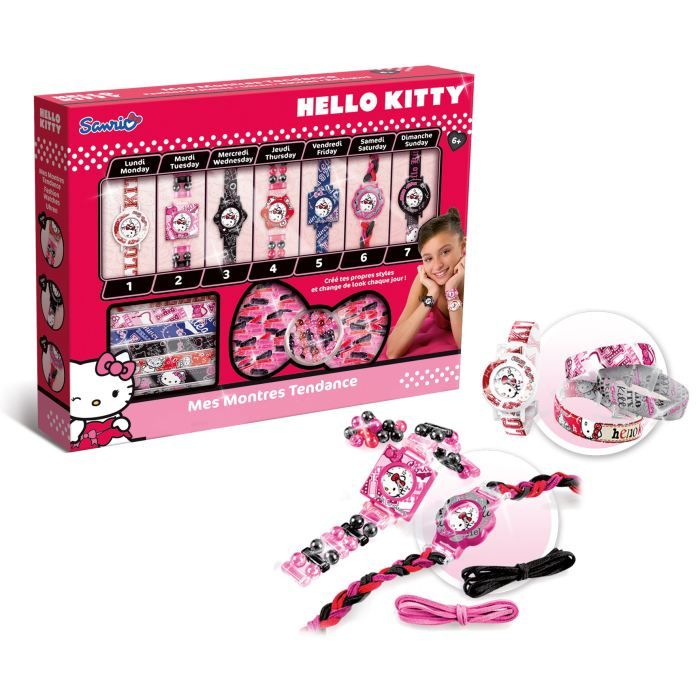 Montre Hello Kitty Rose - Pour Femme Ou Fille - Cadran Et Bracelet Roses - Neuve Sans étiquette