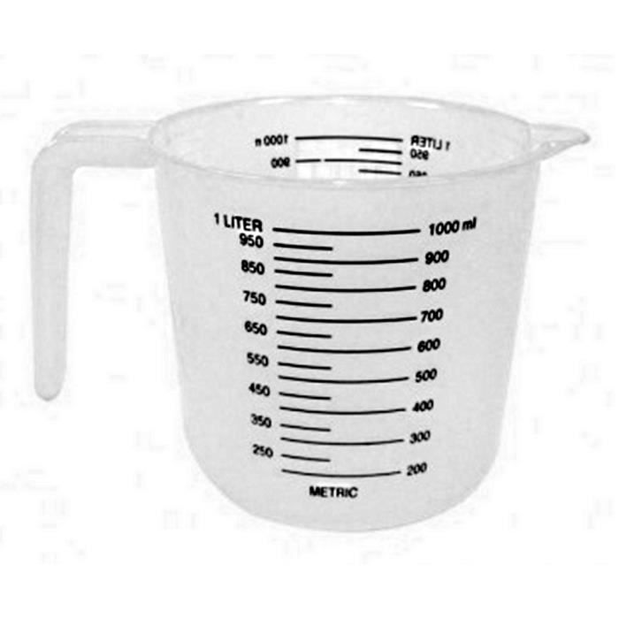 125 Ml En Litre Verre Doseur