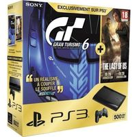 CONSOLE PS3 Pack PS3 500 Go Gran Turismo 6 +The Last Of US CONSOLE PS3 Pack PS3 500 Go Gran Turismo 6 +The Last Of US