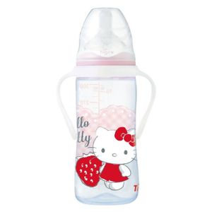 TIGEX Biberon Intuition 300ml Tétine Silicone +6mois avec Poignées Hello Kitty