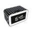 RADIO REVEIL RADIO REVEIL DOUBLE ALARME NOIR  ET BLANC