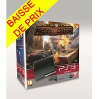 JEUX PLAYSTATION 3 Pack PS3 320 Go Noire + MotorStorm Apocalypse