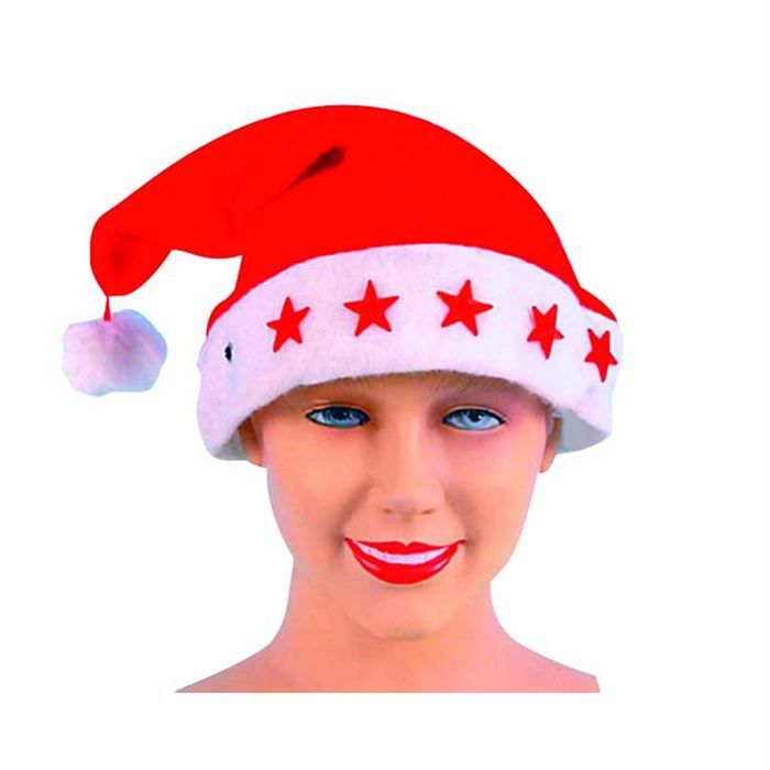 Bonnet de Père Noël Lumineux - Achat / Vente chapeau - perruque