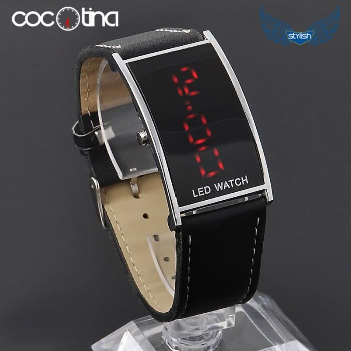 montre digitale fashion led homme sport class