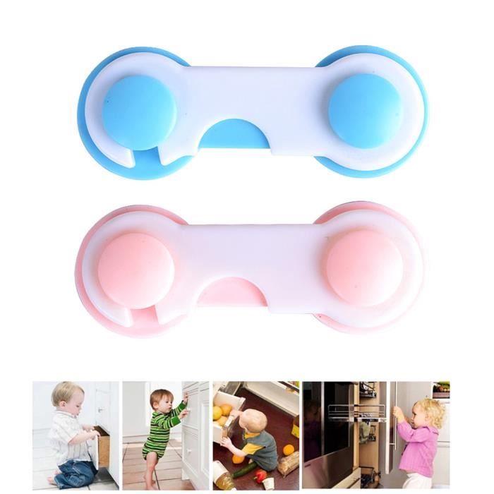 Lot De 10 Sécurités Pour Placards Et Tiroirs Bébé | Longueur Réglable 3-12cm, Colle Puissante | Protection Enfant - 11