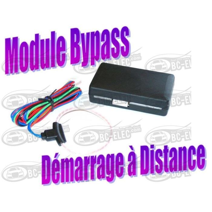 installation de démarrage à distance de moto