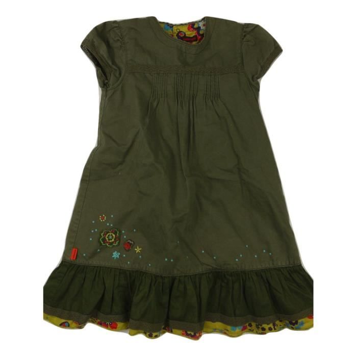 Robe CATIMINI 4 ans Vert Vert Achat / Vente robe Cdiscount