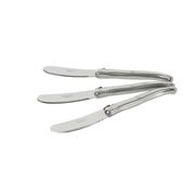 COUVERTS - MENAGERE Lot de 3 Couteaux à beurre Laguiole tout inox