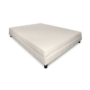 ATHENEE Ensemble matelas + sommier 80x190 cm - Mousse - Ferme - 35kg/m? - 1 personne