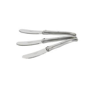 Lot de 3 Couteaux ? beurre tout inox