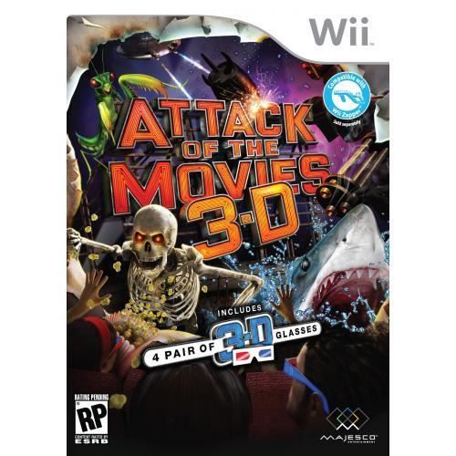 JEUX WII Attack of the Movies 3D - Wii [Lunettes 3D incluse