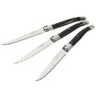 COUVERTS - MÉNAGÈRE Lot de 3 Couteaux à steak Laguiole noir