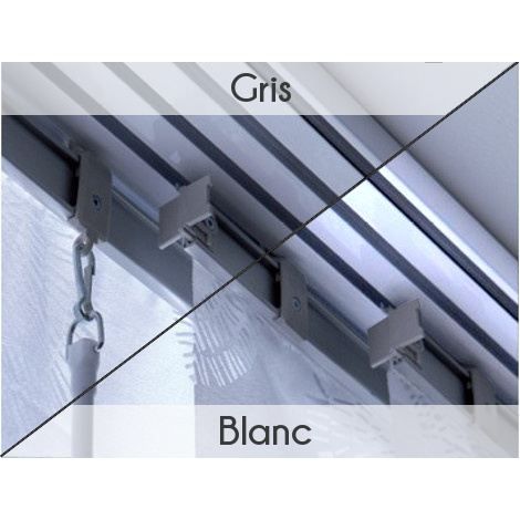 Rail gris pour panneaux japonais 160cm 4 voies Achat / Vente panneau