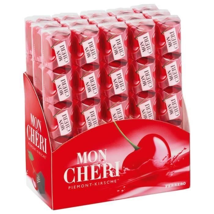 Ferrero Mon Chéri, 15 barres de chocolat Achat / Vente confiserie de chocolat Ferrero Mon