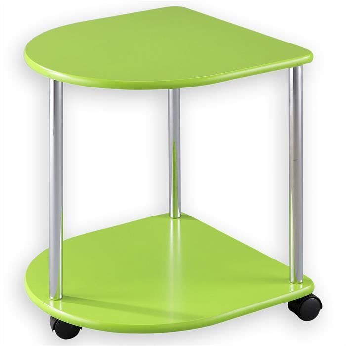 Sellette FELINA sur roulettes, vert Achat / Vente table basse Table