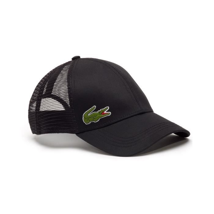 Lacoste De Casquette Coton Gabardine Acheter casquette Noir Noir fyY7bgv6