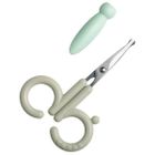 CISEAUX-COUPE-ONGLE-LIME BEABA Ciseaux + étui Bleu Poudré