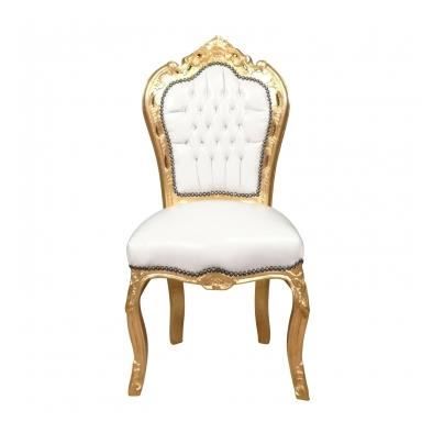 chaise baroque blanche pas cher