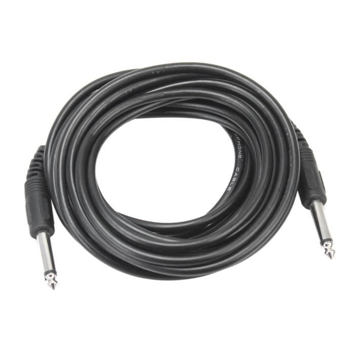 6.3mm Prise Jack Câble Connexion Pour Guitare Instrument électrique