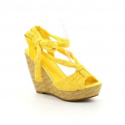 chaussure femme sandale miami jaune - Achat  Vente Chaussure femme ...