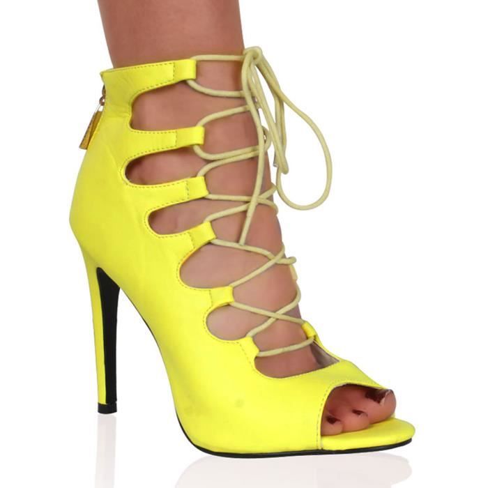 chaussures jaunes minelli