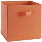 PETIT MEUBLE RANGEMENT  "COMPO 16" Tiroir tissu orange