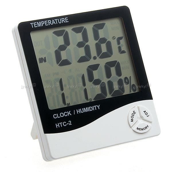 Horloge Digitale + Thermom&egrave;tre + Hygrom&egrave;tre M? Achat / Vente