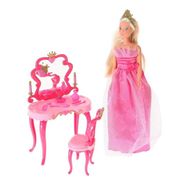 POUPEE - POUPON Steffi Love - Princesse avec coiffeuse et chaise
