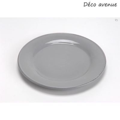 AMADEUS Assiette à dessert grise