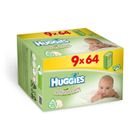  HUGGIES® Pack Lingettes NATURAL CARE 9 x 64