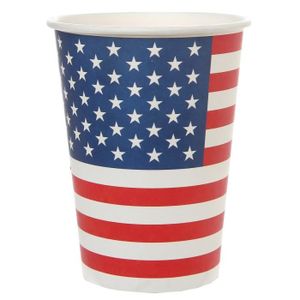 SANTEX Gobelet Amérique tricolore